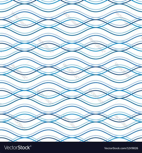 Wavy seamless pattern Royalty Free Vector Image