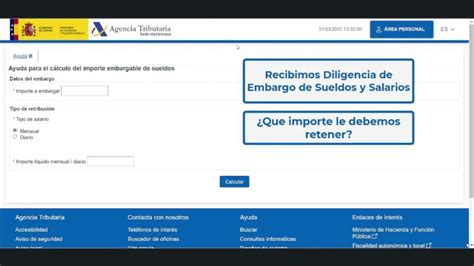 AEAT Todo Lo Que Necesitas Saber Sobre Embargos De Sueldos Y Salarios