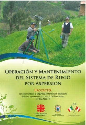 Operaci N Y Mantenimiento De Sistema De Riego Por Asperai N By C Ritas