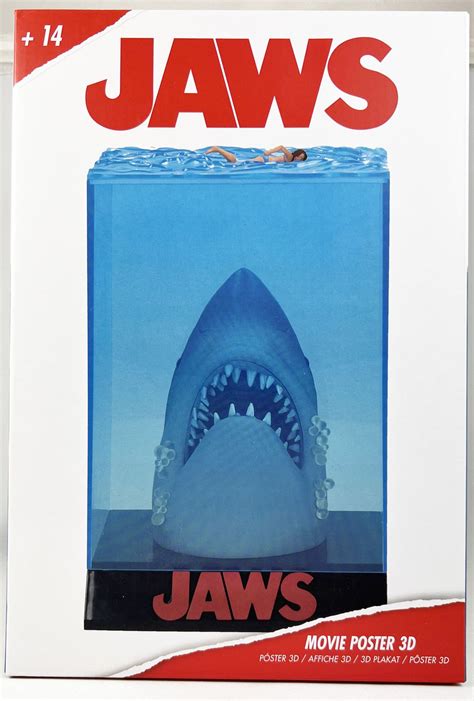 Les Dents De La Mer Jaws Movie 3D Poster 28cm SD Toys