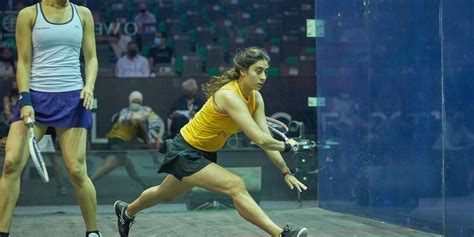 El Gouna International RD2 Glass Court Player Reaction PSA Squash Tour