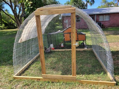 Added Hoop Coop To Sentinel Coop Backyard Chickens Learn How To