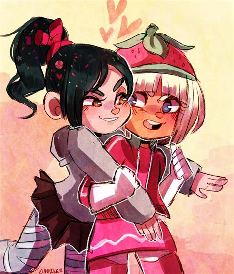 Drew In November I SHIP IT OK Vanellope Taffyta Disney Art