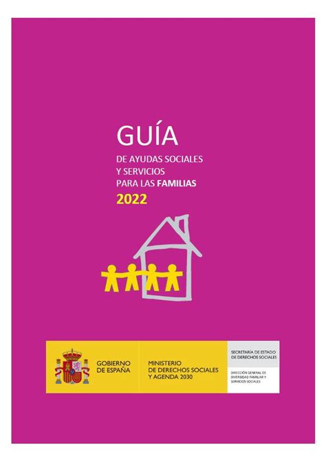 Guía de ayudas sociales y servicios para las familias 2022