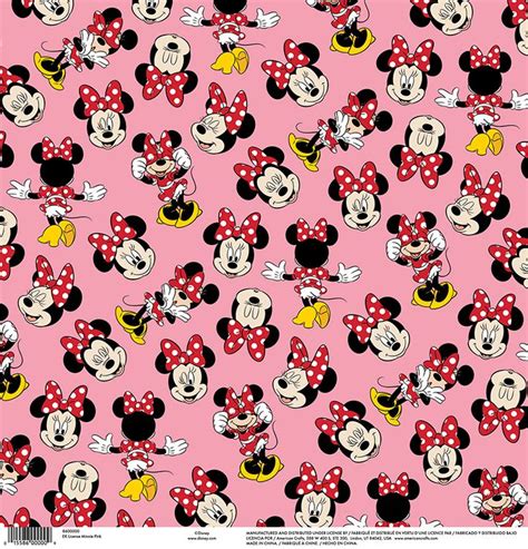 EK Success Disney Minnie Pink Paper Mickey Mouse Wallpaper Mickey