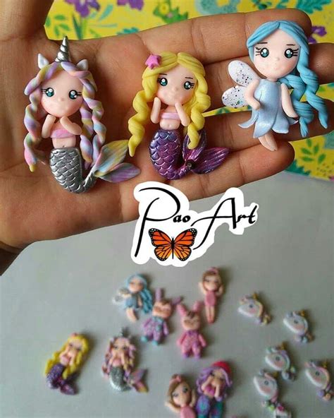 Porcelanicron Tallerdepao En Instagram Apliques Clays Dolls