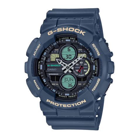 Reloj G SHOCK GA 140 2A Resina Hombre Azul Btime