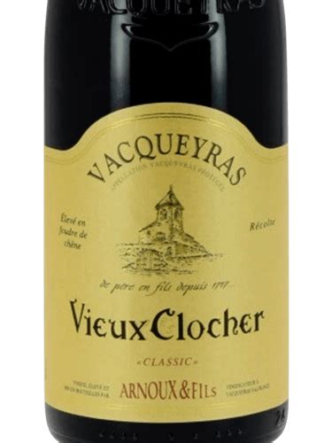 Vieux Clocher Classic Vacqueyras Rouge Vivino