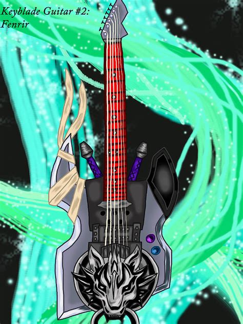 Keyblade Guitar #2 - Fenrir Digital Art by Cora Klassen