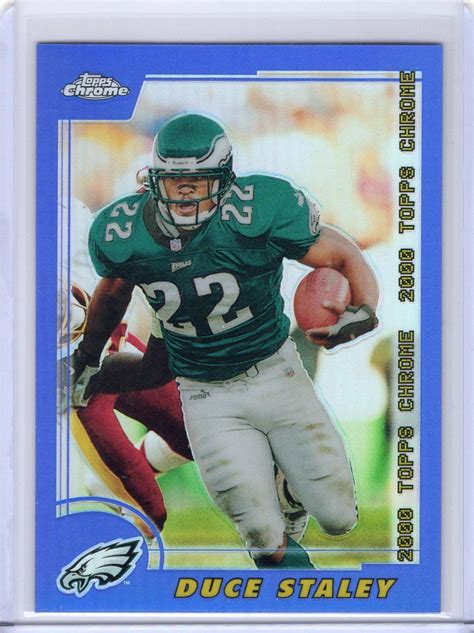 Topps Chrome Refractor Duce Staley For Sale Online Ebay