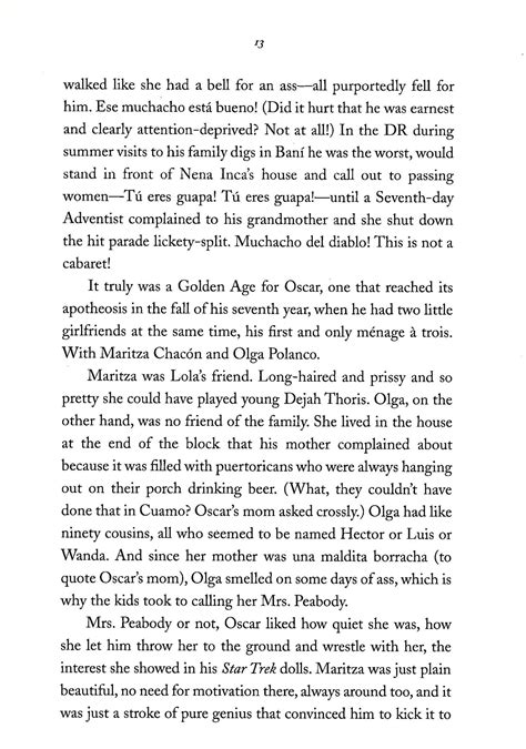 The Brief Wondrous Life Of Oscar Wao Chapter 1 Pdf