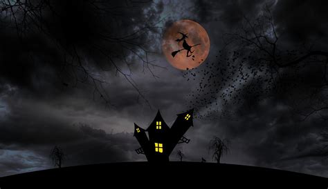 Hd Wallpaper Halloween Haunted - Free photo on Pixabay