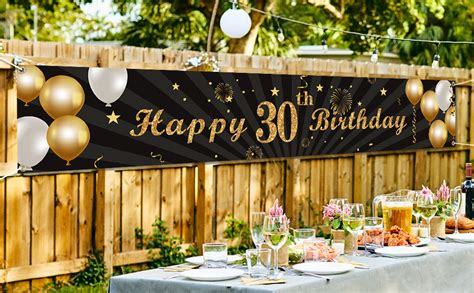 Qpout Long Size Th Birthday Bannner And Extra Large Birthday