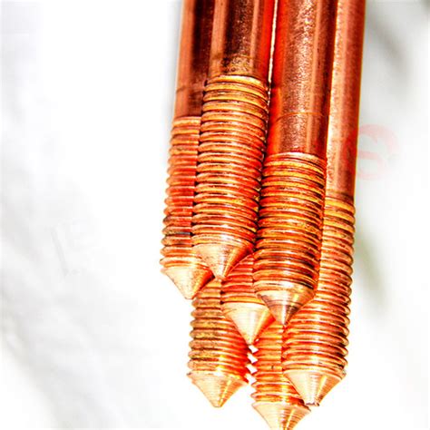 Copper Bonded Grounding Rod In Micron At Rs Copper Grounding