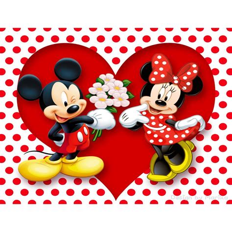 Mickey E Minnie Papel De Arroz Para Bolos A Shopee Brasil