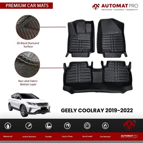 Geely Coolray Deep Dish Matting Premium Diamond Car Mat