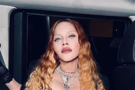 Madonna Puts On Eye Popping Display As She Spills Out Of See Through Lingerie Daily Star