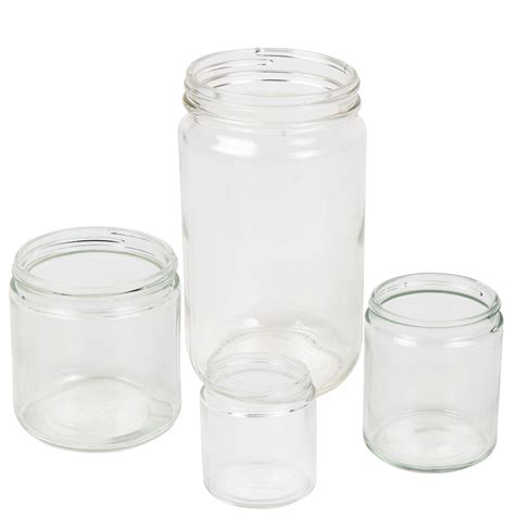 Glass Straight Sided Jars Us Plastic Corp