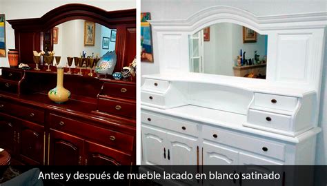 Antes Despuesta Mueble Lacado Blanco Lacados Trillo