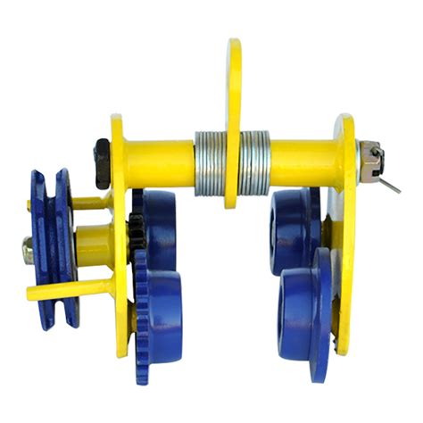 Manual Pulley Geared Trolley Chain Hoist Beam Trolley China Chain