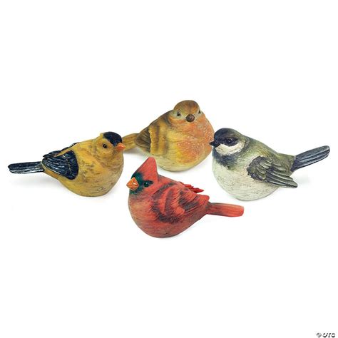 Melrose International Bird Figurine Decor Set Of 12 Oriental Trading