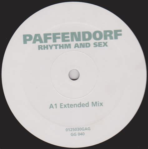 Paffendorf Rhythm And Sex Vinyl 12 Promo Vinylheaven Your Source For Great Music