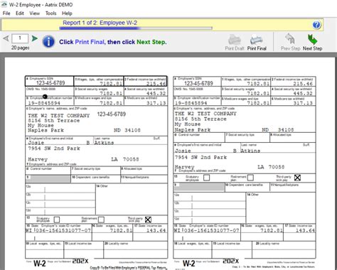 W-2 Instructions - Aatrix Partners