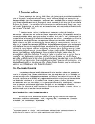 Ambiental Metodos De Valoracion PDF