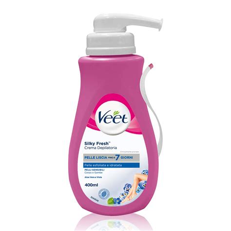 Veet Crema Depilatoria Silk Fresh Technology Offre Una Pelle Liscia