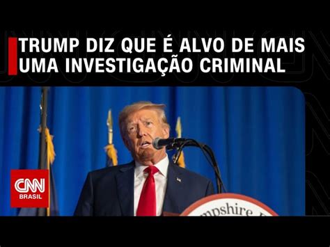 Trump Diz Que é Alvo De Investigação Criminal Sobre Tentativa De