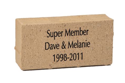 Brick Inscription Examples Fundraising Brick