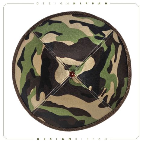 Kippah yarmulke yamaka kippa. Army camouflage.