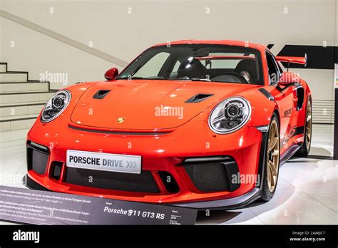 Stuttgart Germany Sep 2019 Metallic Red Porsche 911 Gt3 Rs 2018 991