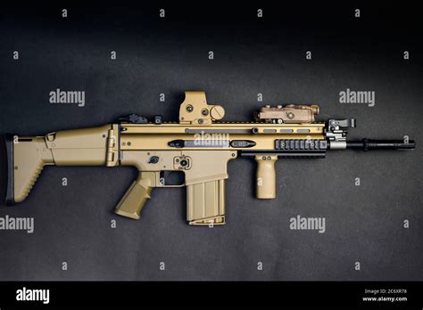 Air Gun With 6mm Bb Bullet Modeled After Fn Scar H Stock Photo Alamy