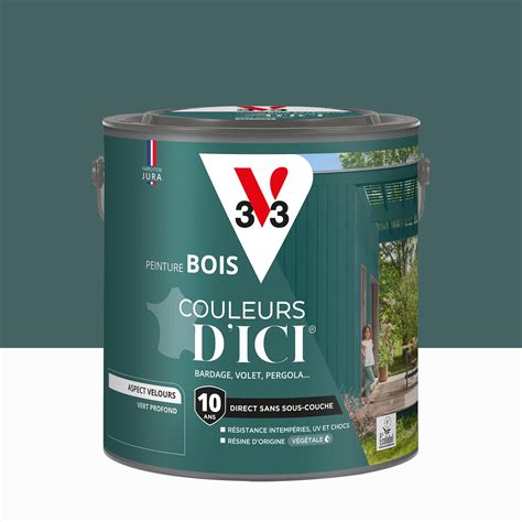 Peinture Ext Rieure Bois Couleurs D Ici V Vert Profond Velours L