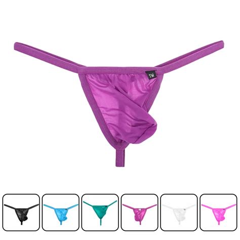 Sissy Ropa Interior Sexy Para Hombre Bikini Tipo Tanga Ultrafino Con