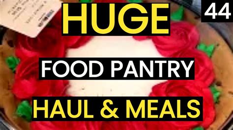 Food Pantry Haul Food Bank Haul Frugal Living Minimalism Vlog