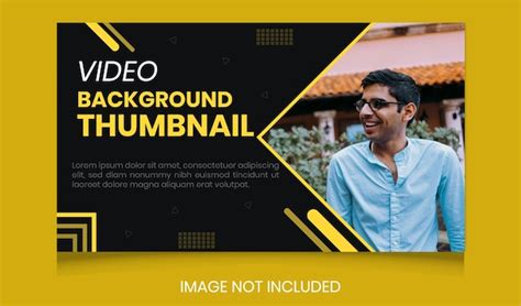 Premium Vector Flat Abstract Business YouTube Thumbnail Template