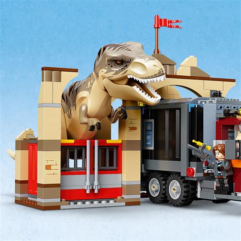 LEGO Jurassic World 76948 Lévasion du T rex et de lAtrociraptor