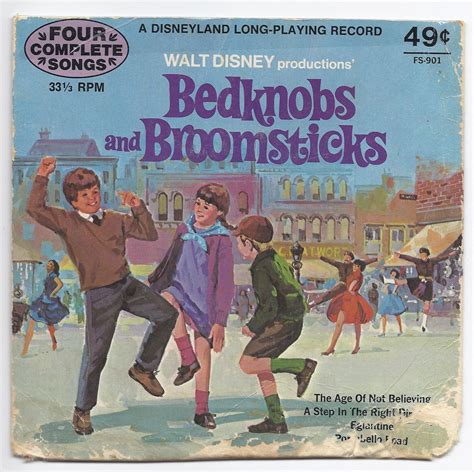 1972 Record Bedknobs and Broomsticks 4 Songs 33 RPM LP FS 901 - Records ...