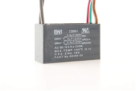 Ceiling Fan Capacitor Cbb61 35uf4uf25uf 5 Wire 250v 300v Ac Us Ebay