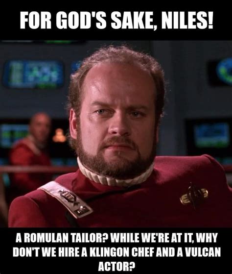 Dear god, niles. : r/startrekmemes