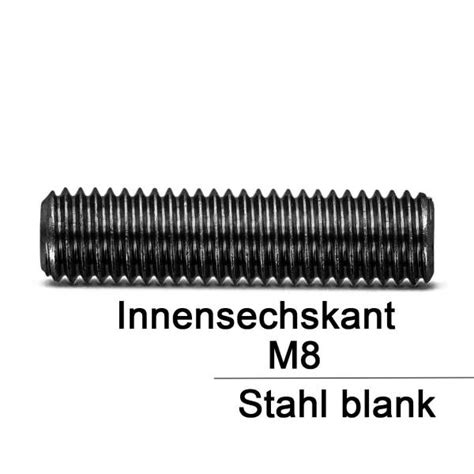 Din Iso Gewindestift Mit Kegelkuppe Innensechskant