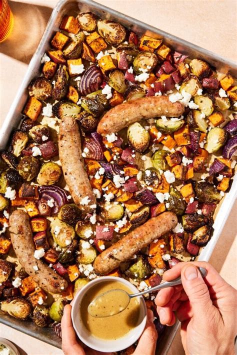 Sheet Pan Sausage With Roasted Vegetables Wyse Guide