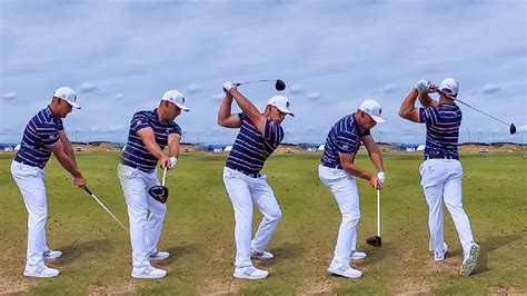 Bryson Dechambeau SWING SEQUENCE Driver DTL Full Speed SLOW