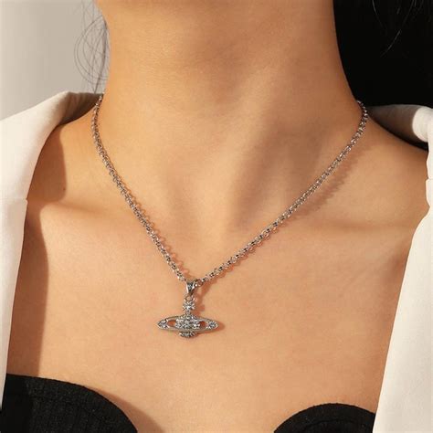 Vivienne Westwood Necklace Vivienne Westwood Saturn Pearl Etsy