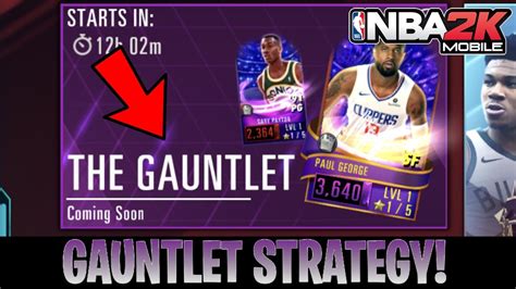 The Gauntlet Strategy To Reach Top Rewards Nba K Mobile Youtube