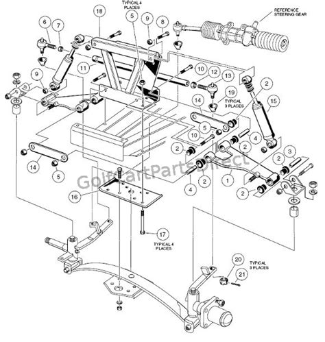 Club Car Precedent Rear Suspension Diagram