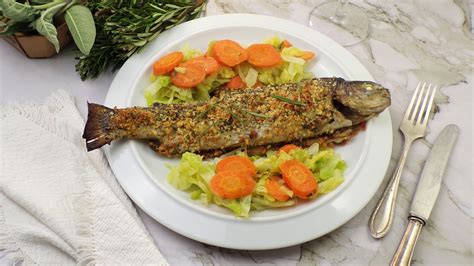 Trota Al Forno La Ricetta Del Secondo Di Pesce Veloce E Leggero