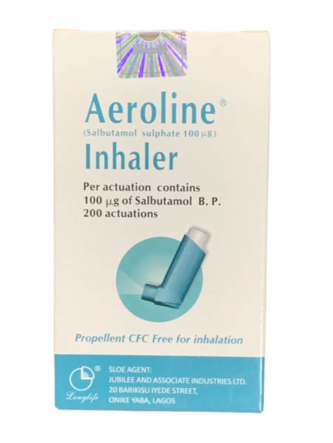 Aeroline Inhaler 100ug X 200 Doses Careforte Pharmacy